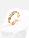 Floral Open Ring