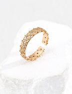 Floral Open Ring