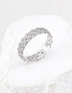 Floral Open Ring