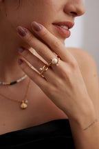 Wavecrest Pearl Open Ring