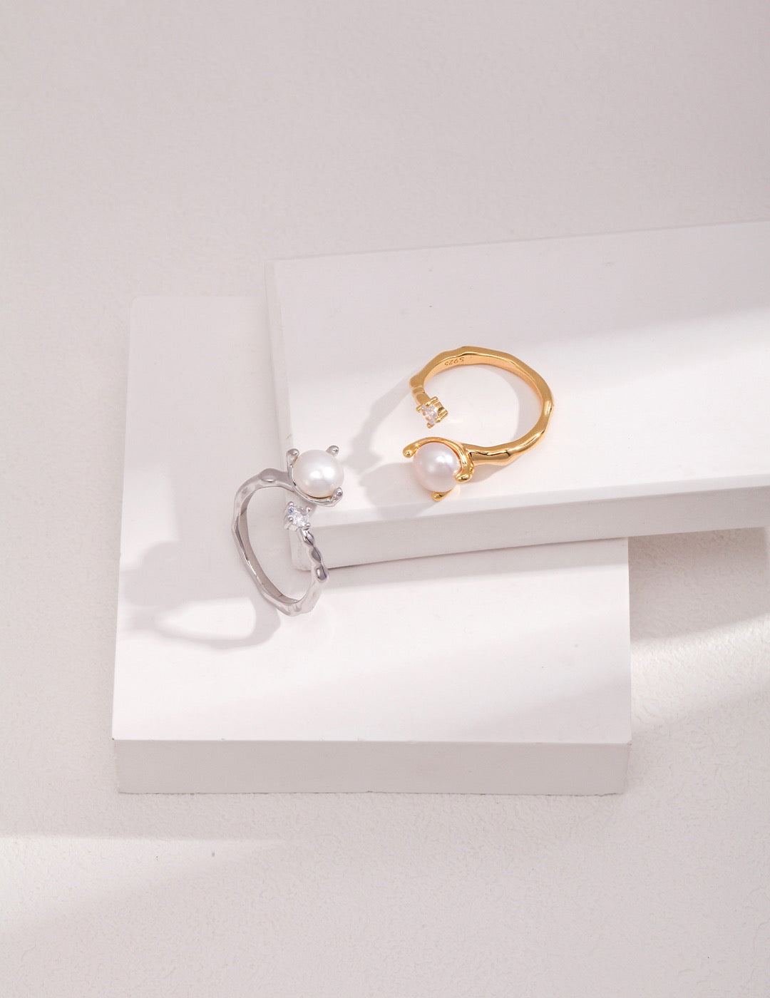 Wavecrest Pearl Open Ring