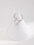 Wavecrest Pearl Open Ring