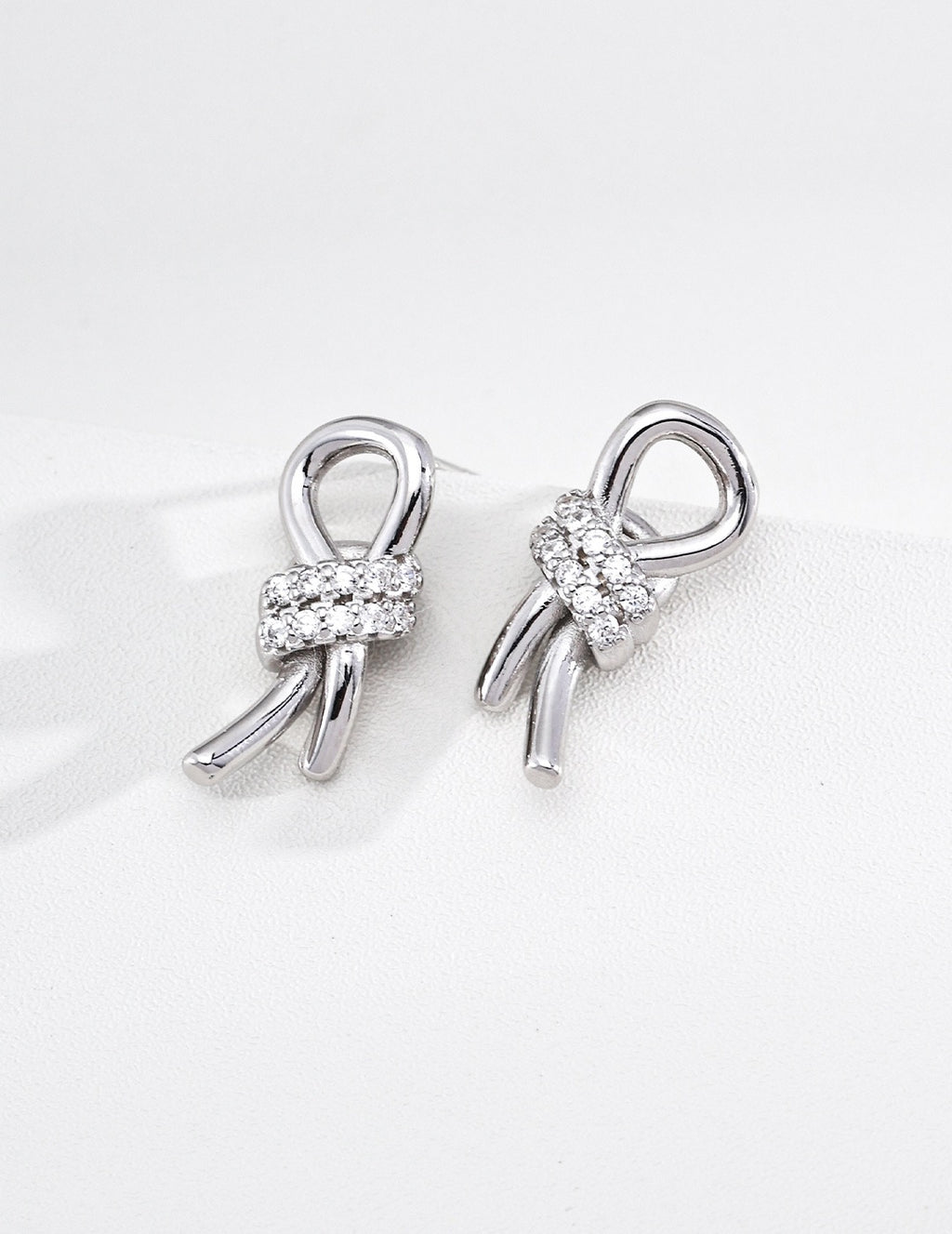Infinity Knot Stud Earrings