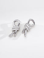 Infinity Knot Stud Earrings