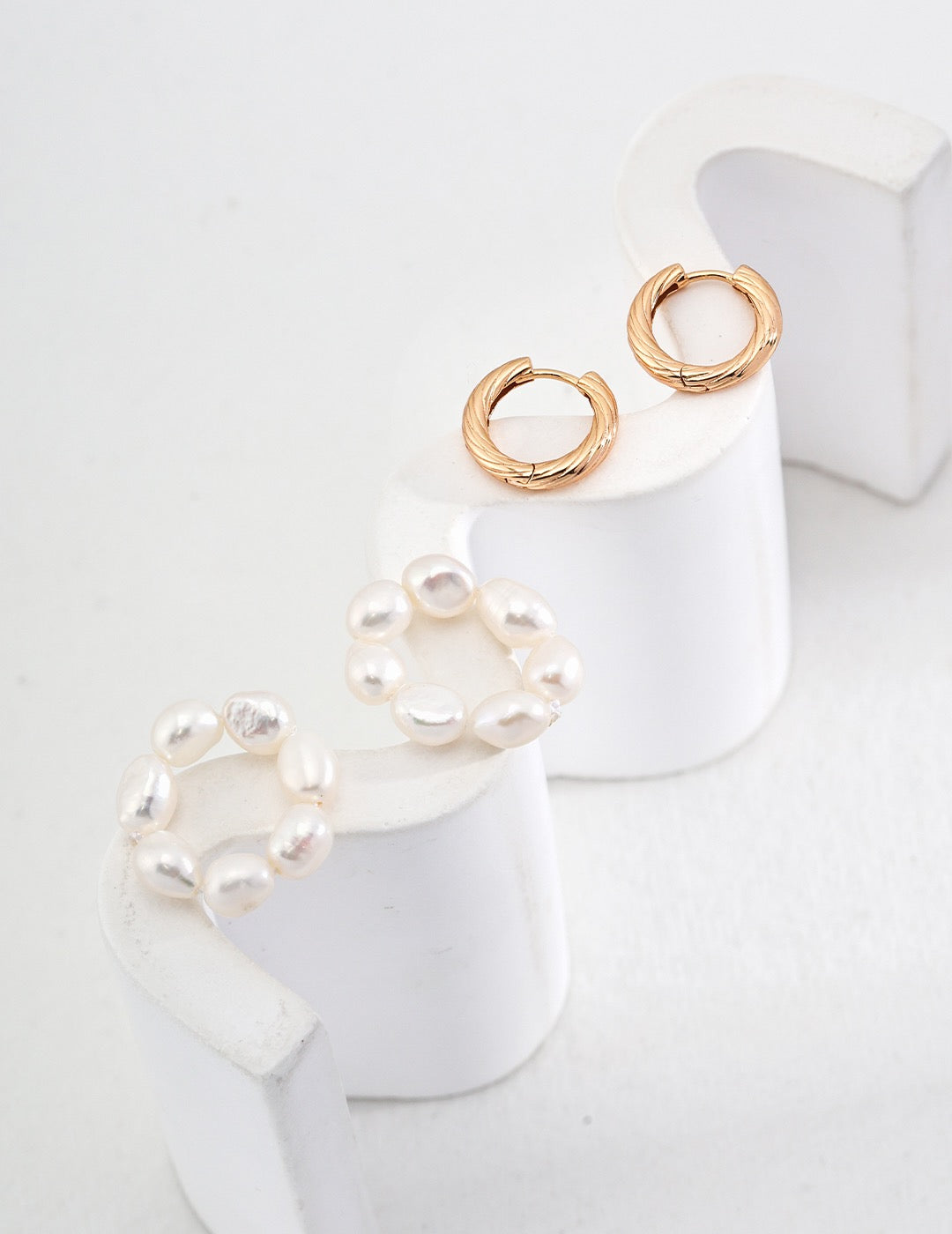 Halo Pearl Convertible Earrings
