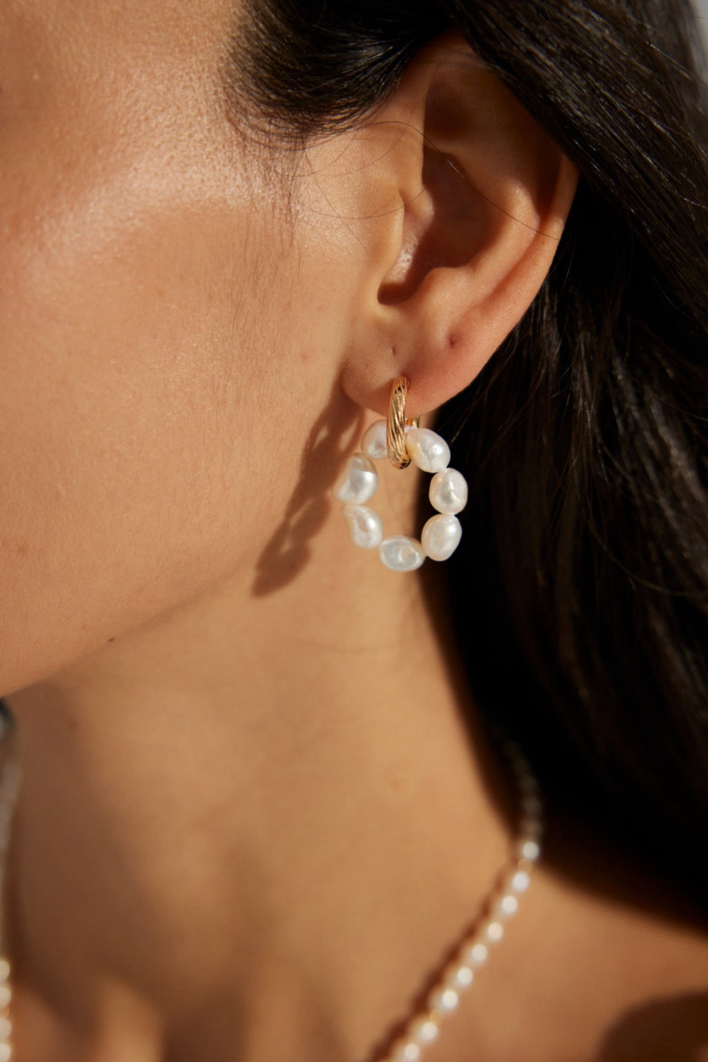 Halo Pearl Convertible Earrings
