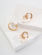 Halo Pearl Convertible Earrings