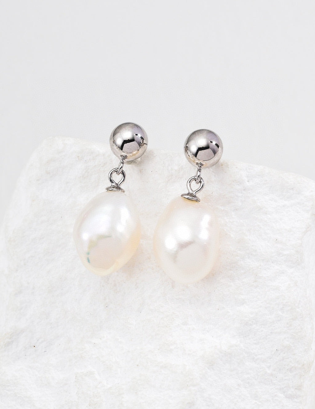 Baroque Pearl Drop Earrings