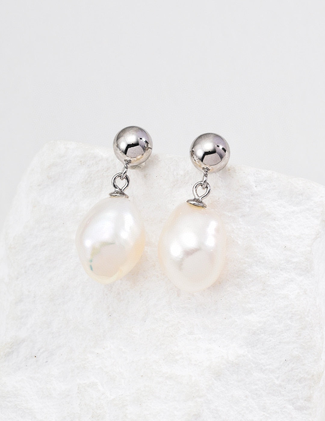 Baroque Pearl Drop Earrings