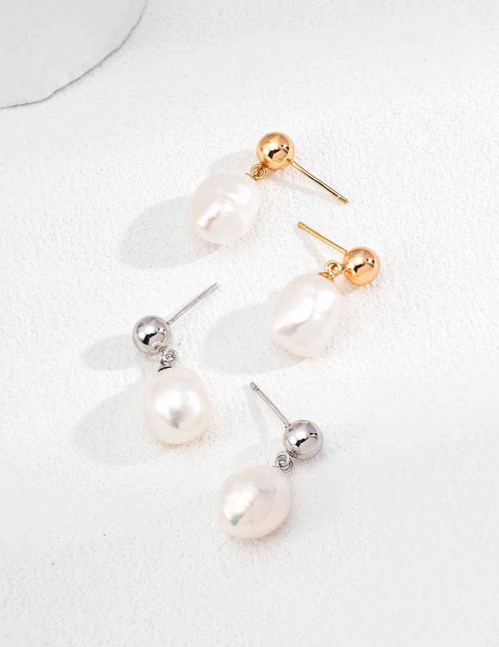 Baroque Pearl Drop Earrings