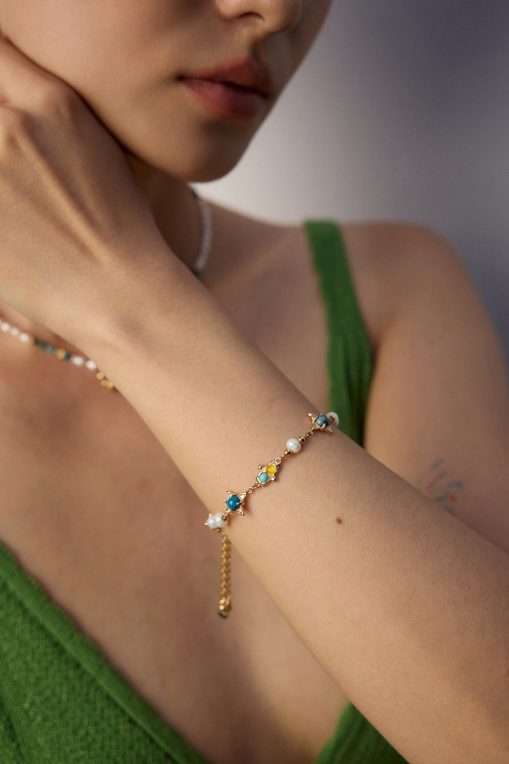 Galaxy Pearl Bracelet