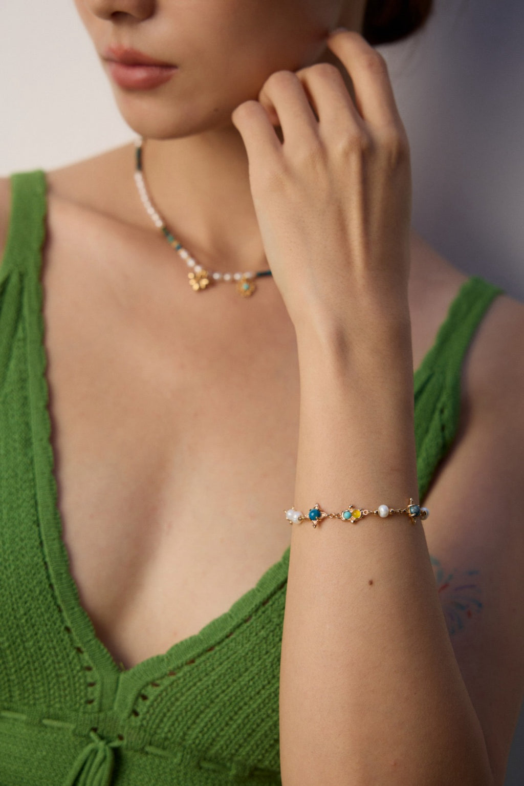 Galaxy Pearl Bracelet