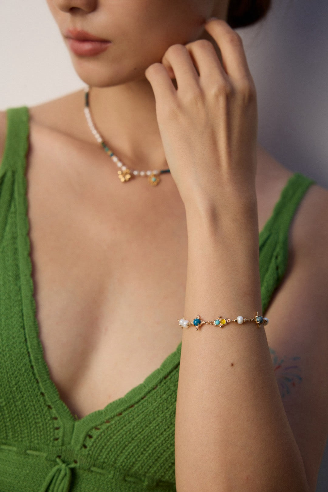 Galaxy Pearl Bracelet