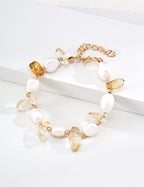 Golden Hour Pearl Bracelet