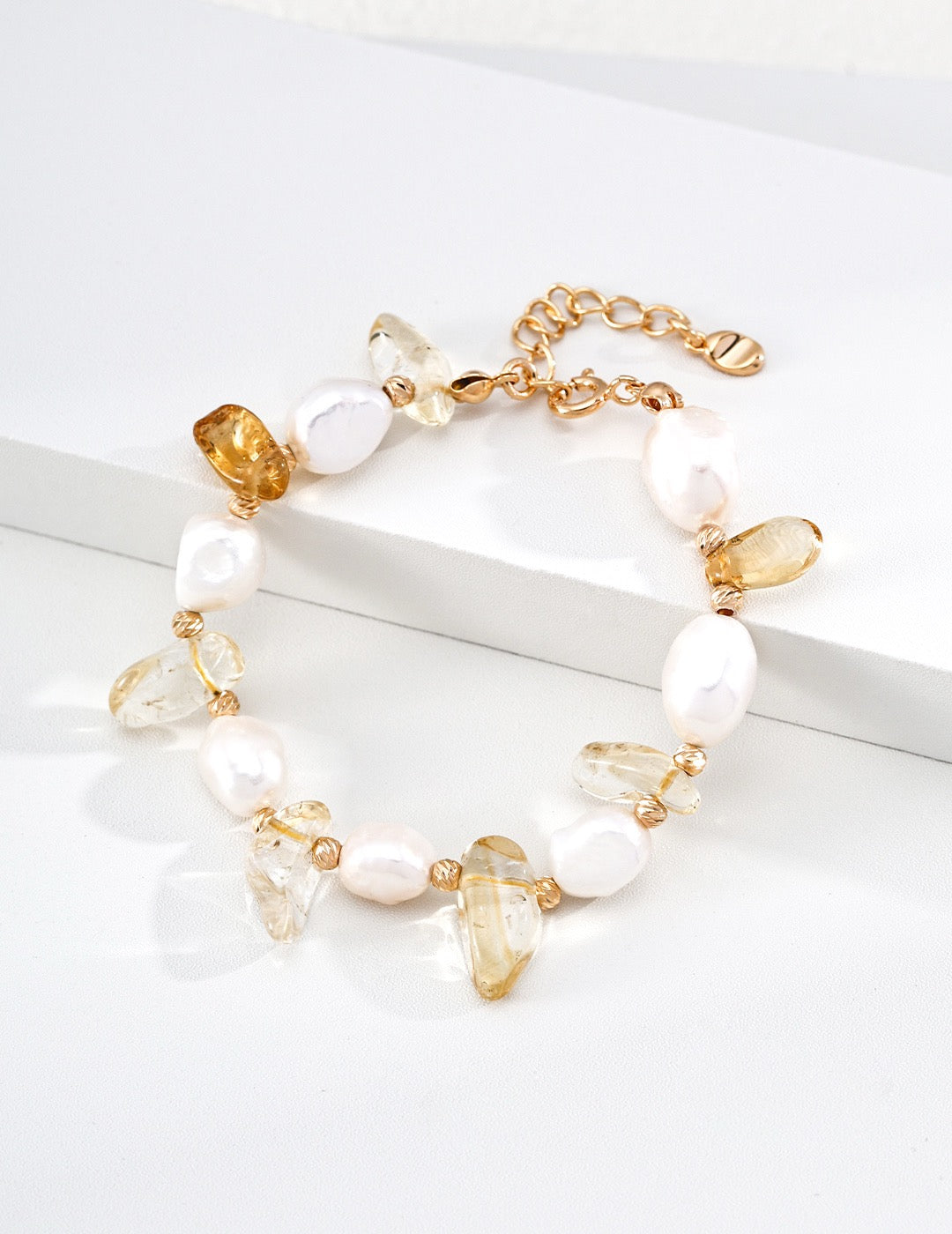 Golden Hour Pearl Bracelet