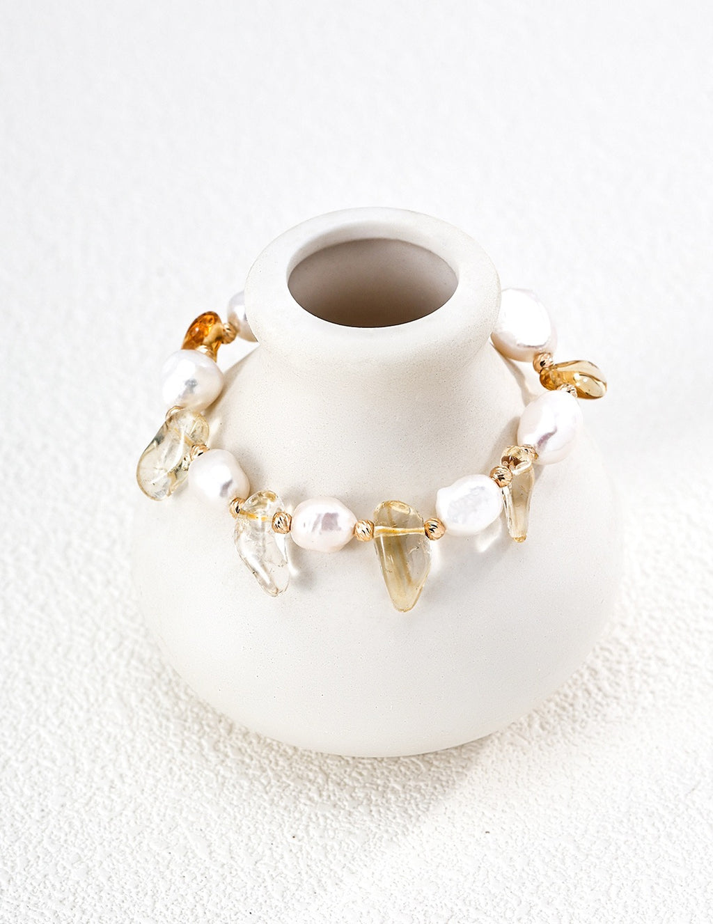 Golden Hour Pearl Bracelet