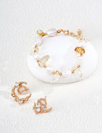 Golden Hour Pearl Bracelet
