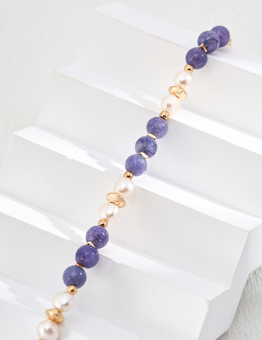Lavender Pearl & Gemstone Bracelet