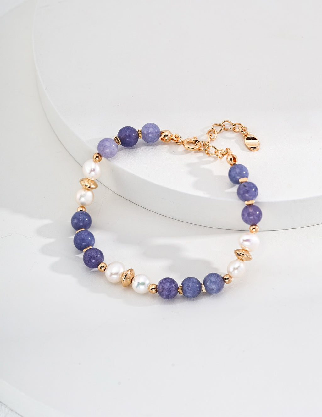 Lavender Pearl & Gemstone Bracelet