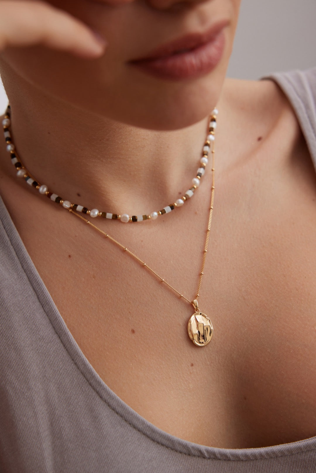 Coastal Pearl Necklace