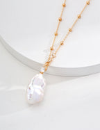 Luminous Baroque Pearl Necklace