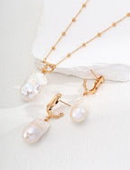 Luminous Baroque Pearl Necklace
