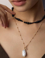 Luminous Baroque Pearl Necklace