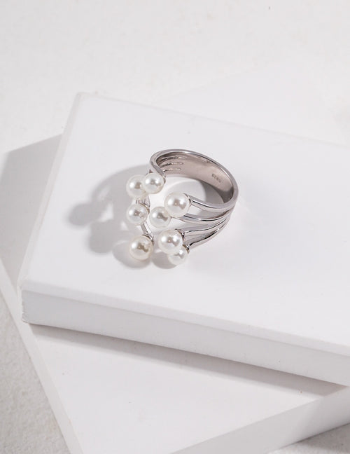 Blooming Pearl Ring